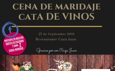 Cena de Maridaje y Cata de Vinos en Caza Juan: tu restaurante especializado en carne de caza y arroces en Sevilla