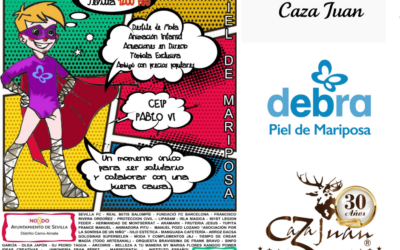 Colabora con nosotros para ayudar a la Asociación Debra-Piel de Mariposa