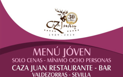 Nuevo Menú (Edición Limitada) en Caza Juan: Menú Joven