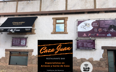 Empezamos el año con fuerzas renovadas. Caza Juan, especialista en arroces y carne de caza.