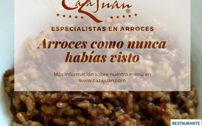 Arroces como nunca habías visto, en Caza Juan, especialistas en arroces y carnes de caza