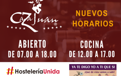 Nuevos Horarios por Covid 19