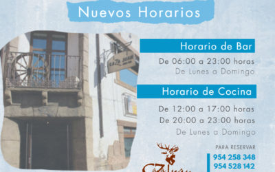 Nuevos Horarios en Caza Juan, tu restaurante en Sevilla