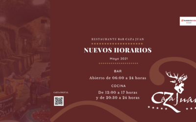 Nuevos Horarios en Caza Juan, tu restaurante en Sevilla