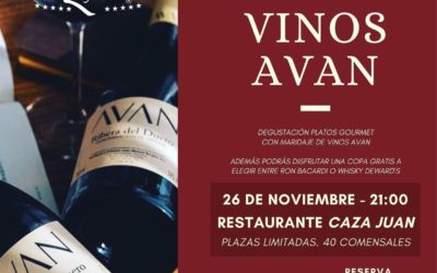 Cata y Cena Maridaje 26 de Noviembre